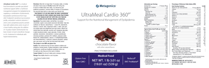 UltraMeal Cardio 360o® Pea/Rice Chocolate (14 servings) [Medical Food] by Metagenics