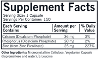 Zinc Picolinate 25mg 150 caps by Kirkman by Kirkman Labs