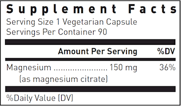 Magnesium Citrate 90 vegcaps