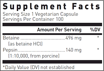 Betaine Plus 100 caps