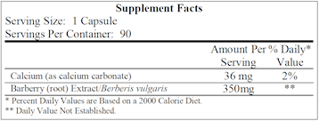 Buffered Berberine 90 caps by Ecological Formulas