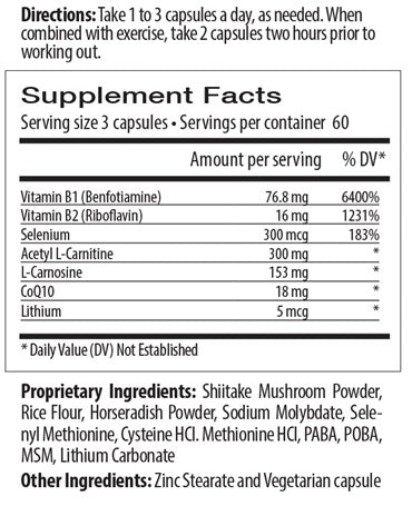 Pure Endurance 180 Caps by Physician's Standard