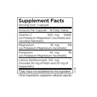 Buffered Vitamin C  500mg 100 caps by Metabolic Maintenance