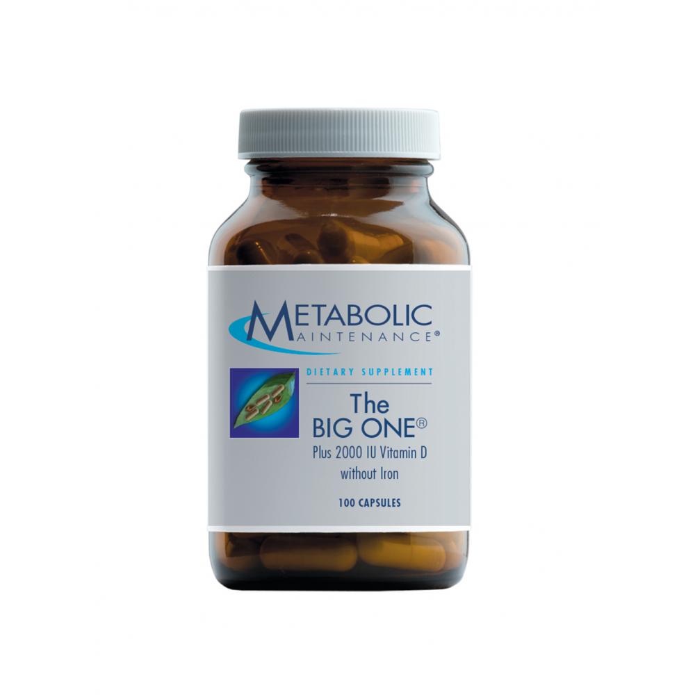 The BIG ONE® Plus without Iron 100 caps by Metabolic Maintenance