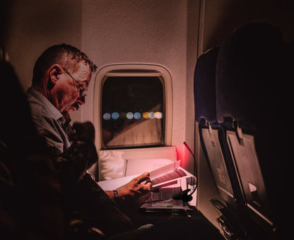 Red Clip-On Book Light