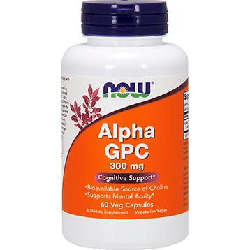 Alpha GPC 300 mg 60 vegcaps NOW