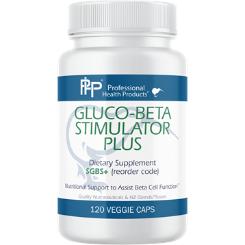 Gluco-Beta Stimulator+ 120 vegcaps by Professional Health Products®