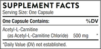 Acetyl-L-Carnitine 60 caps