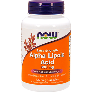 Alpha Lipoic Acid 600 mg 120 vcaps NOW