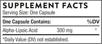 Alpha-Lipoic Acid 60 vegcaps by Thorne