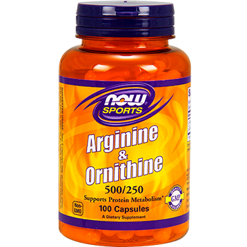 Arginine & Ornithine 500/250 100 caps by NOW