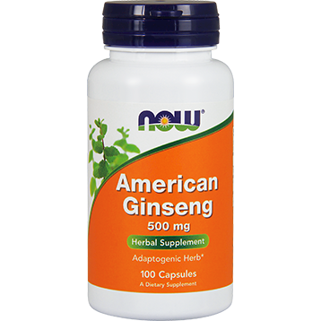 American Ginseng 500 mg 100 caps NOW