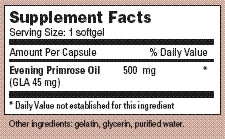 Evening Primrose Oil 180 caps by Metabolic Maintenance