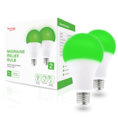 Migraine Relief Green Light Bulb