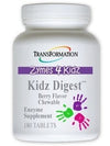 Kidz DigestZyme 180 Tabs by Transformation Enzyme
