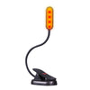Amber & Red Clip-On Book Light