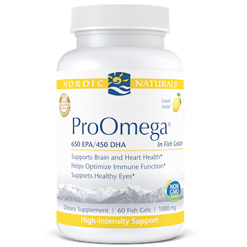 ProOmega Lemon in Fish Gelatin 60 softgels