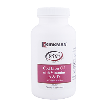 Cod Liver Oil with Vitamins A & D by Kirkman Labs