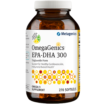 OmegaGenics® EPA-DHA 300 Lemon Lime 270 SG by Metagenics