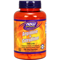 Arginine & Citrulline 120 caps by NOW